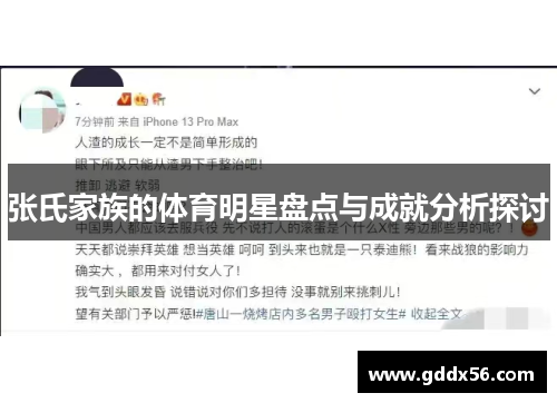张氏家族的体育明星盘点与成就分析探讨